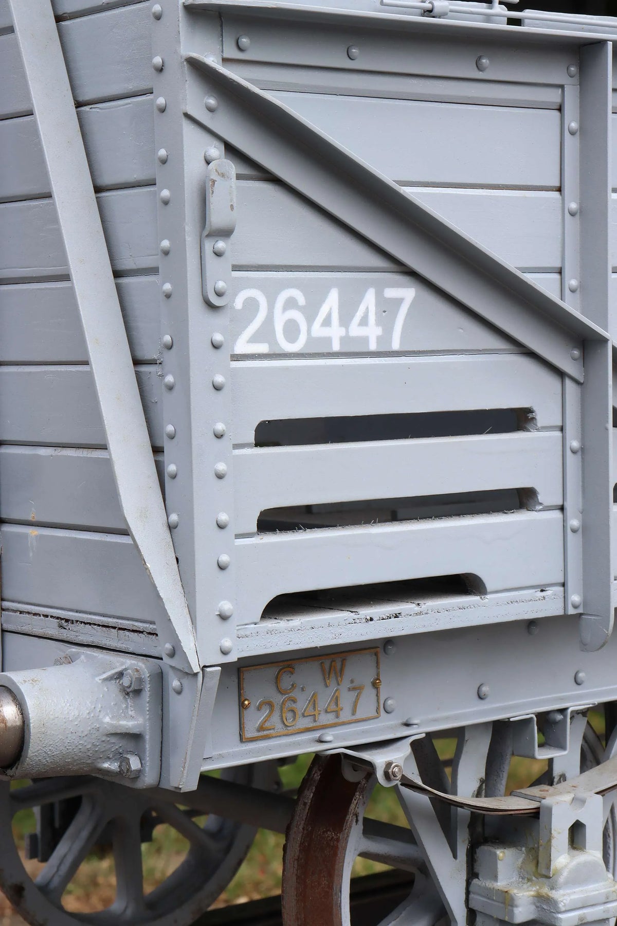 7 1/4 inch gauge GWR W5 cattle wagon