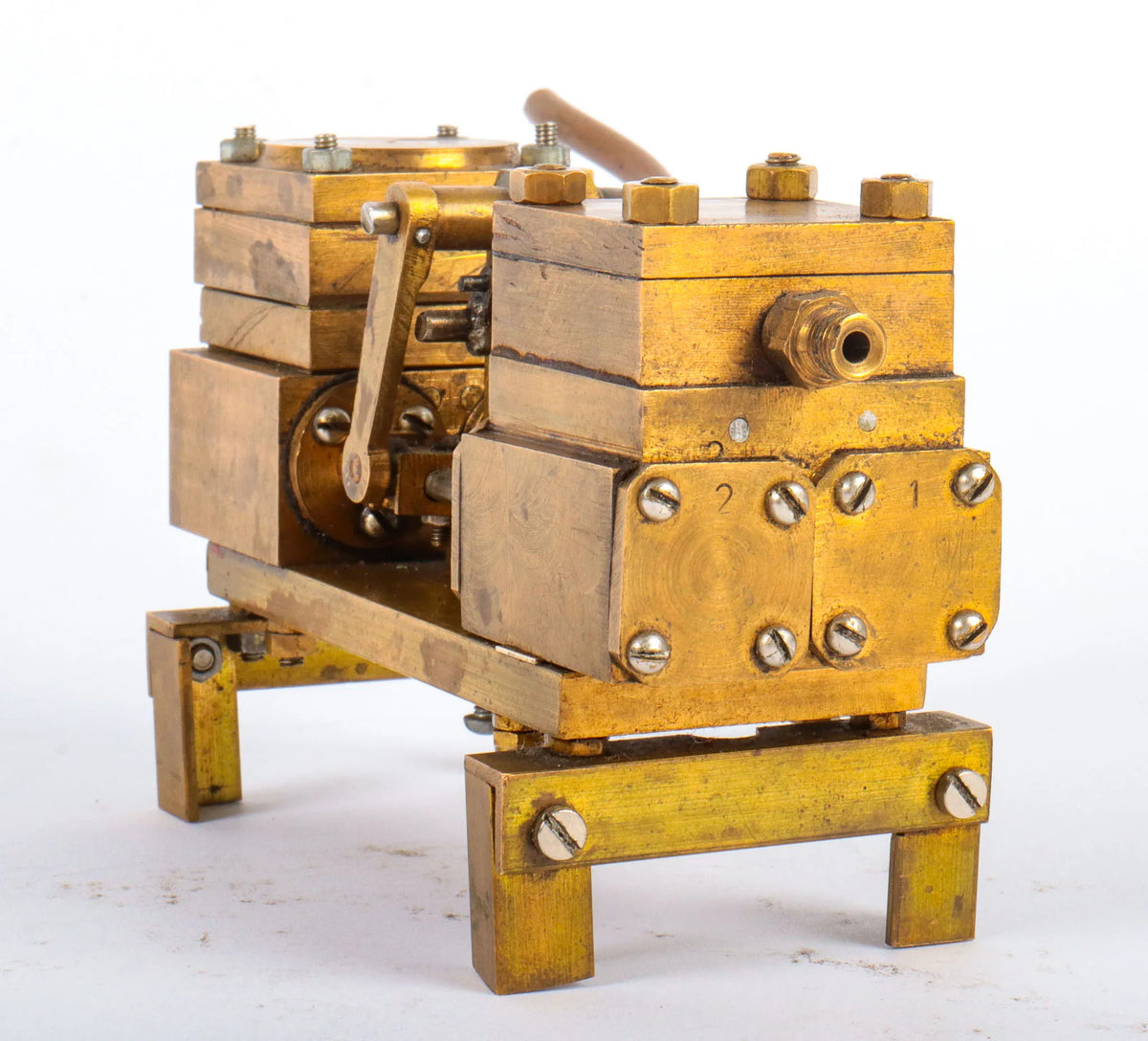 Duplex steam pump