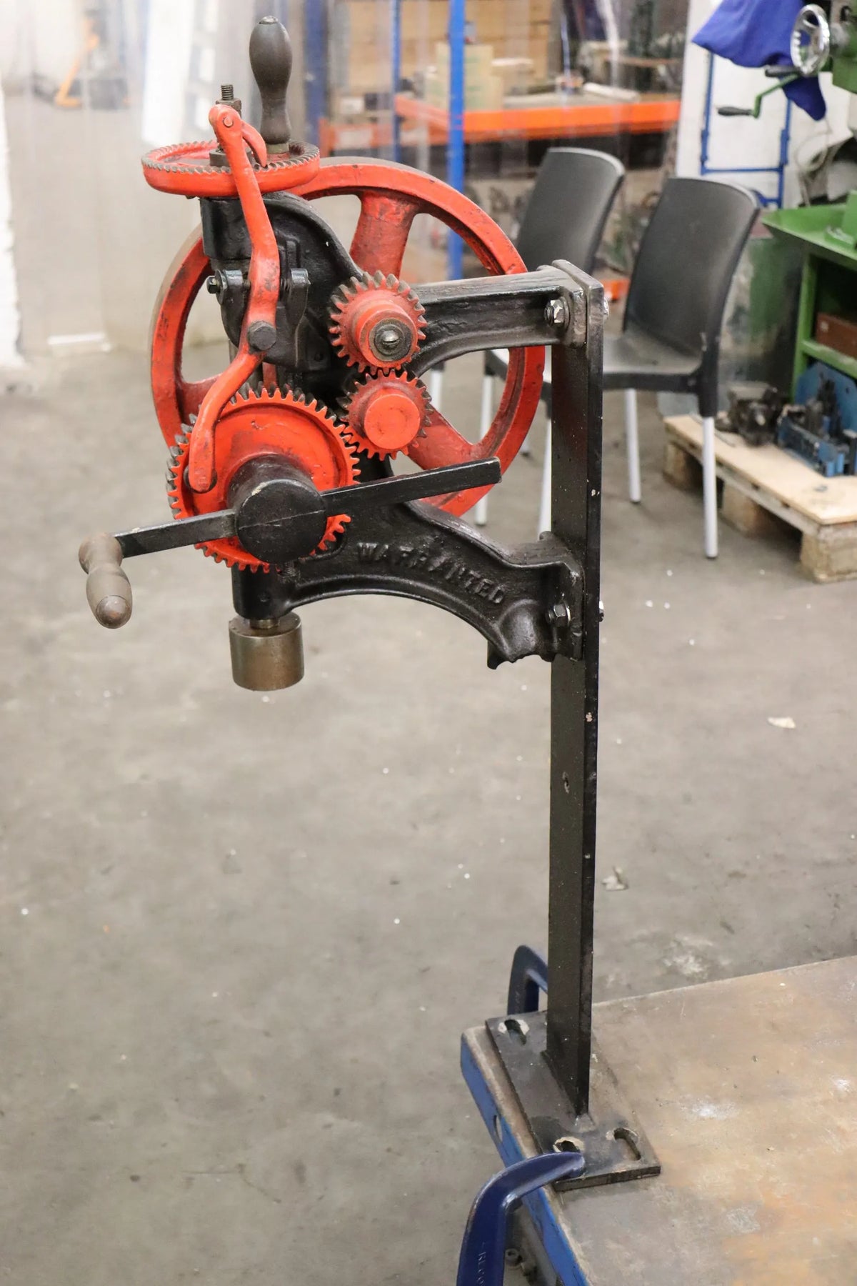 Heavy duty vintage drilling machine