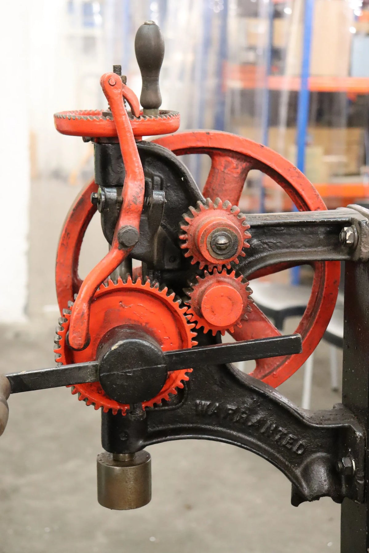 Heavy duty vintage drilling machine