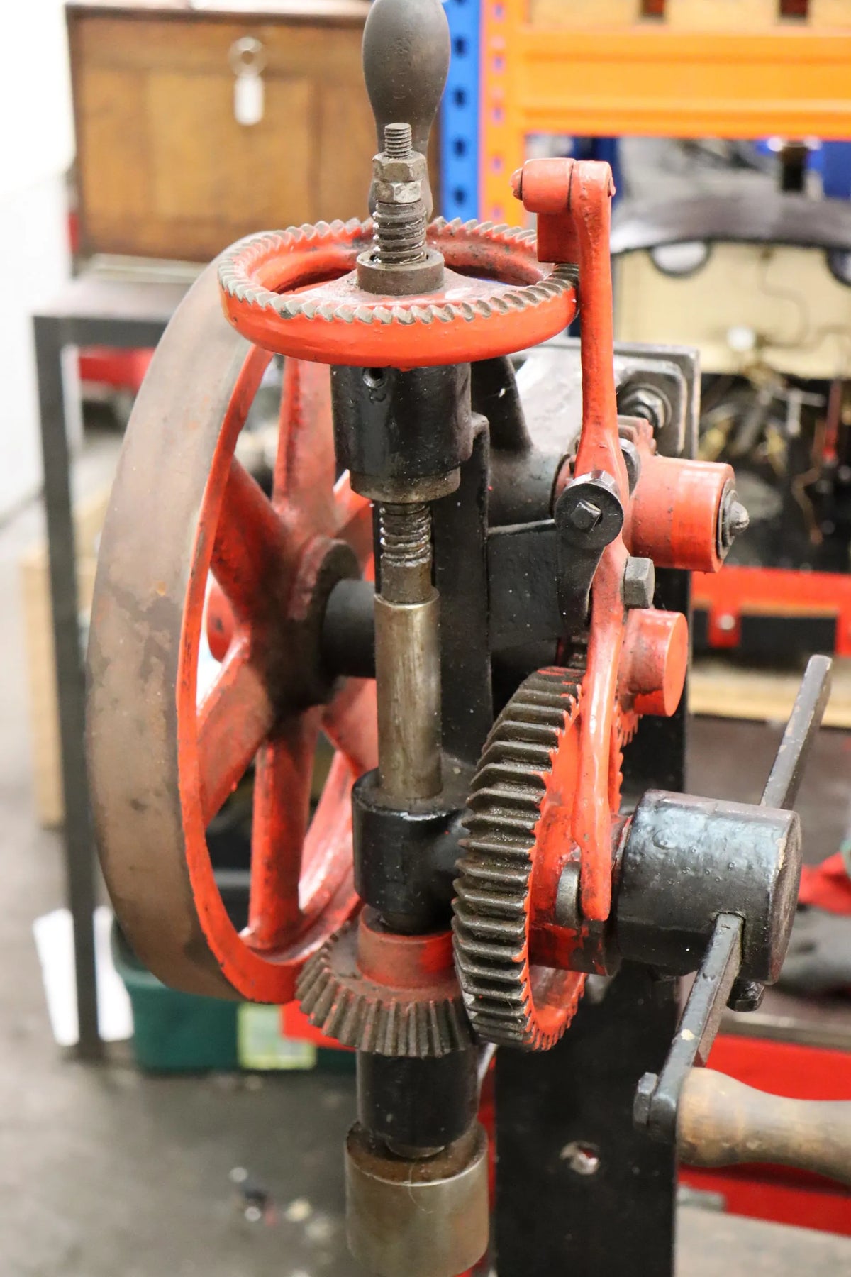Heavy duty vintage drilling machine