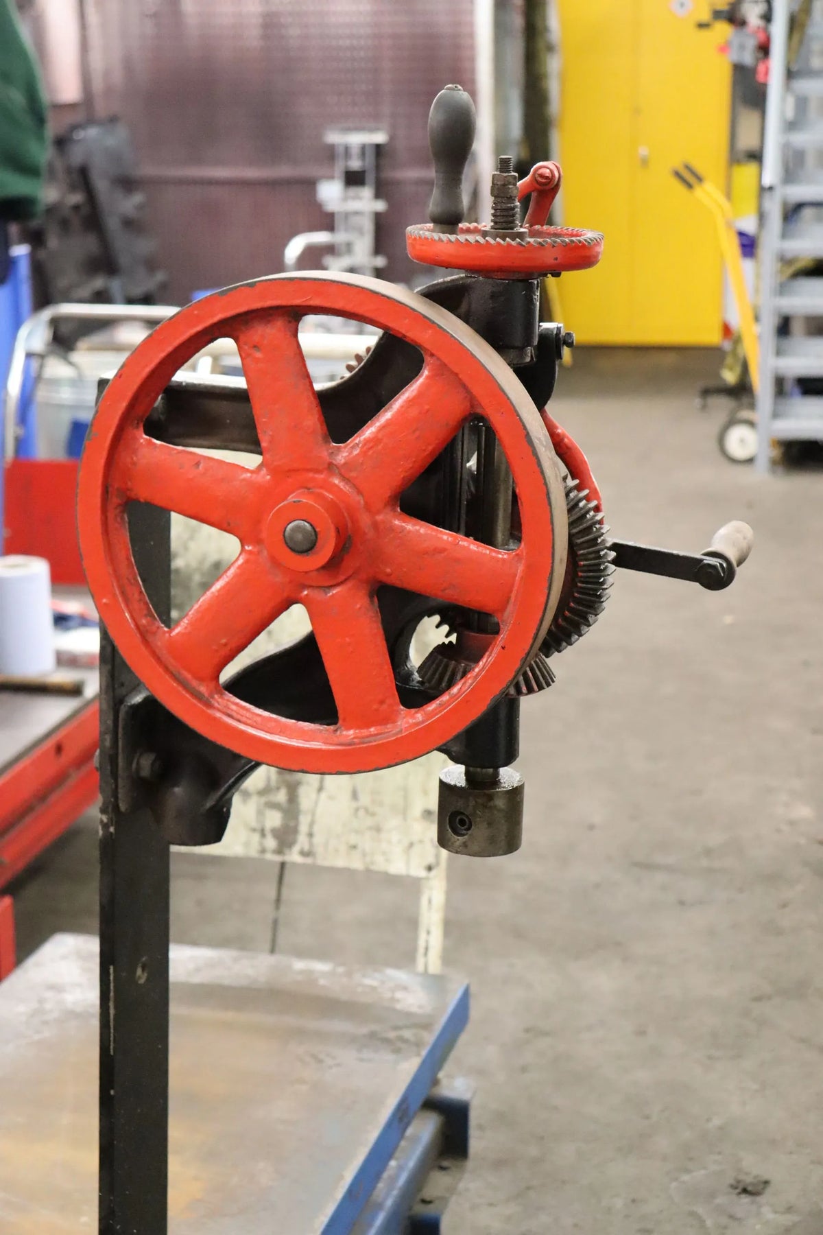 Heavy duty vintage drilling machine