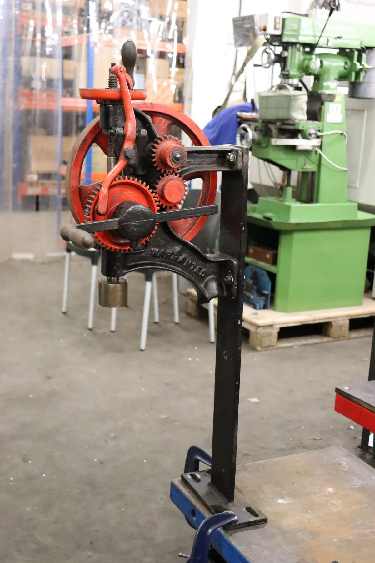 Heavy duty vintage drilling machine
