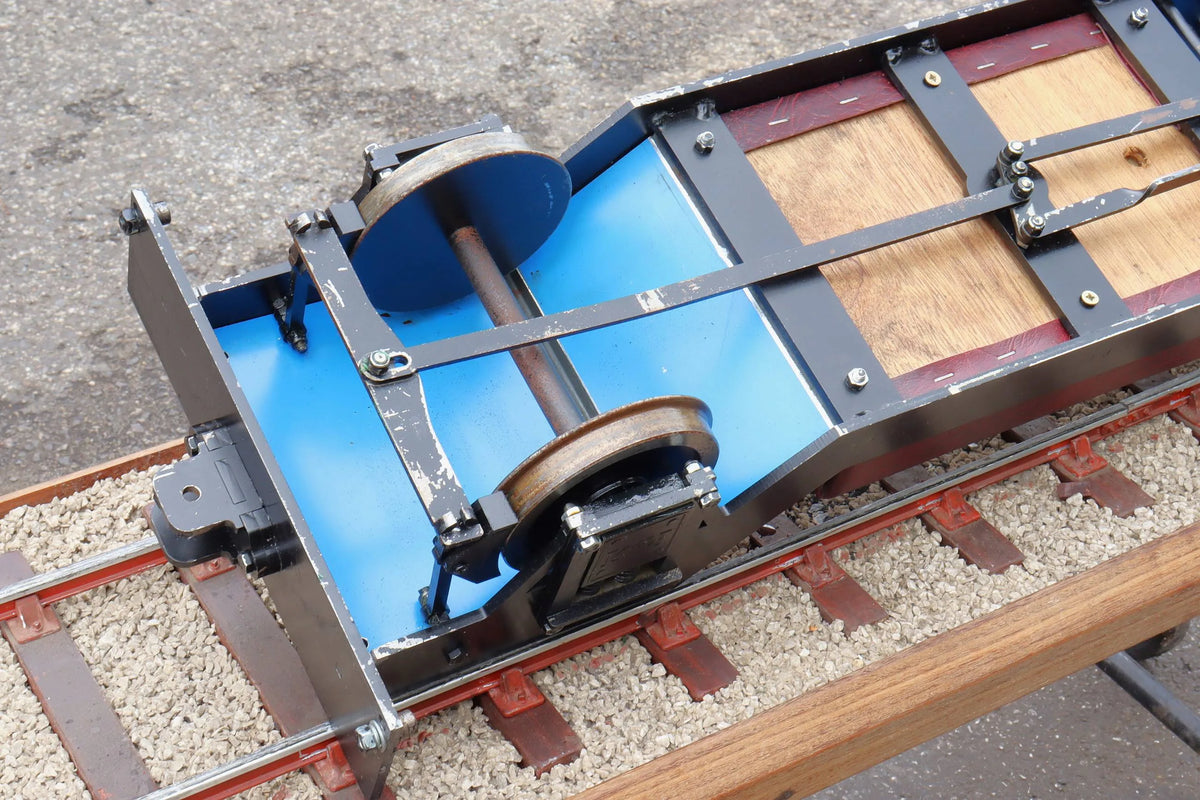 5 inch gauge Ride on Railways ground/raised level braked driving truck