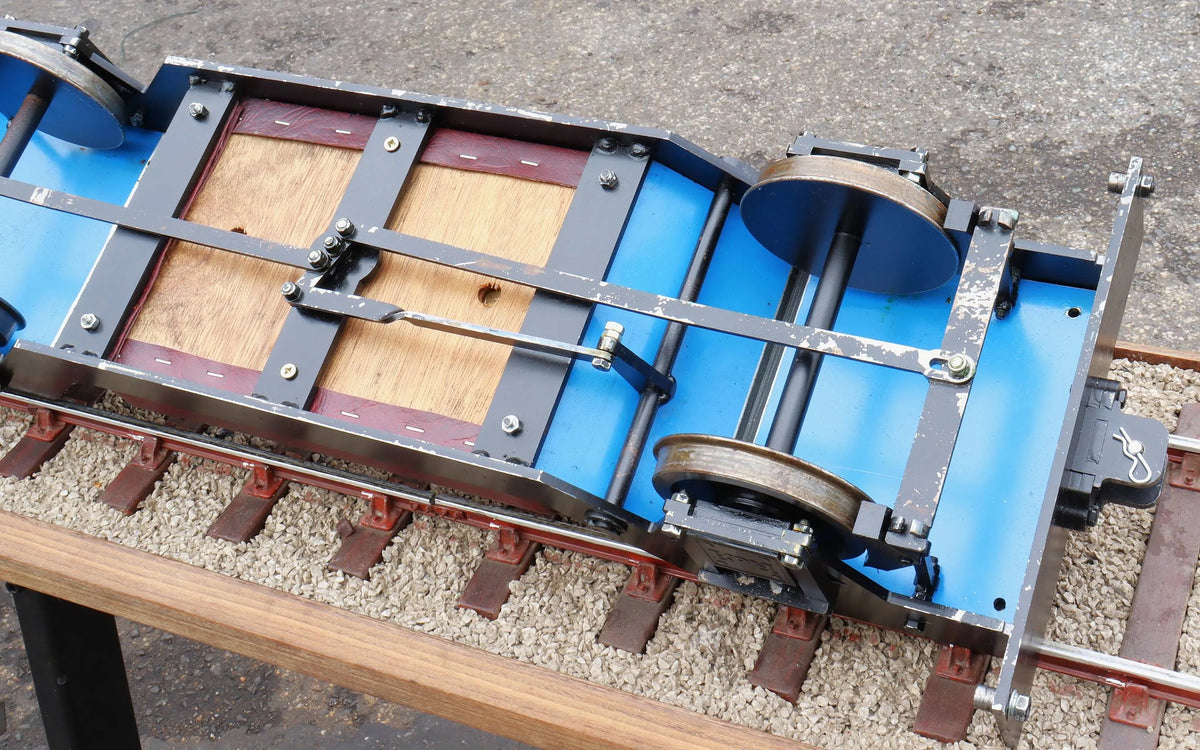 5 inch gauge Ride on Railways ground/raised level braked driving truck