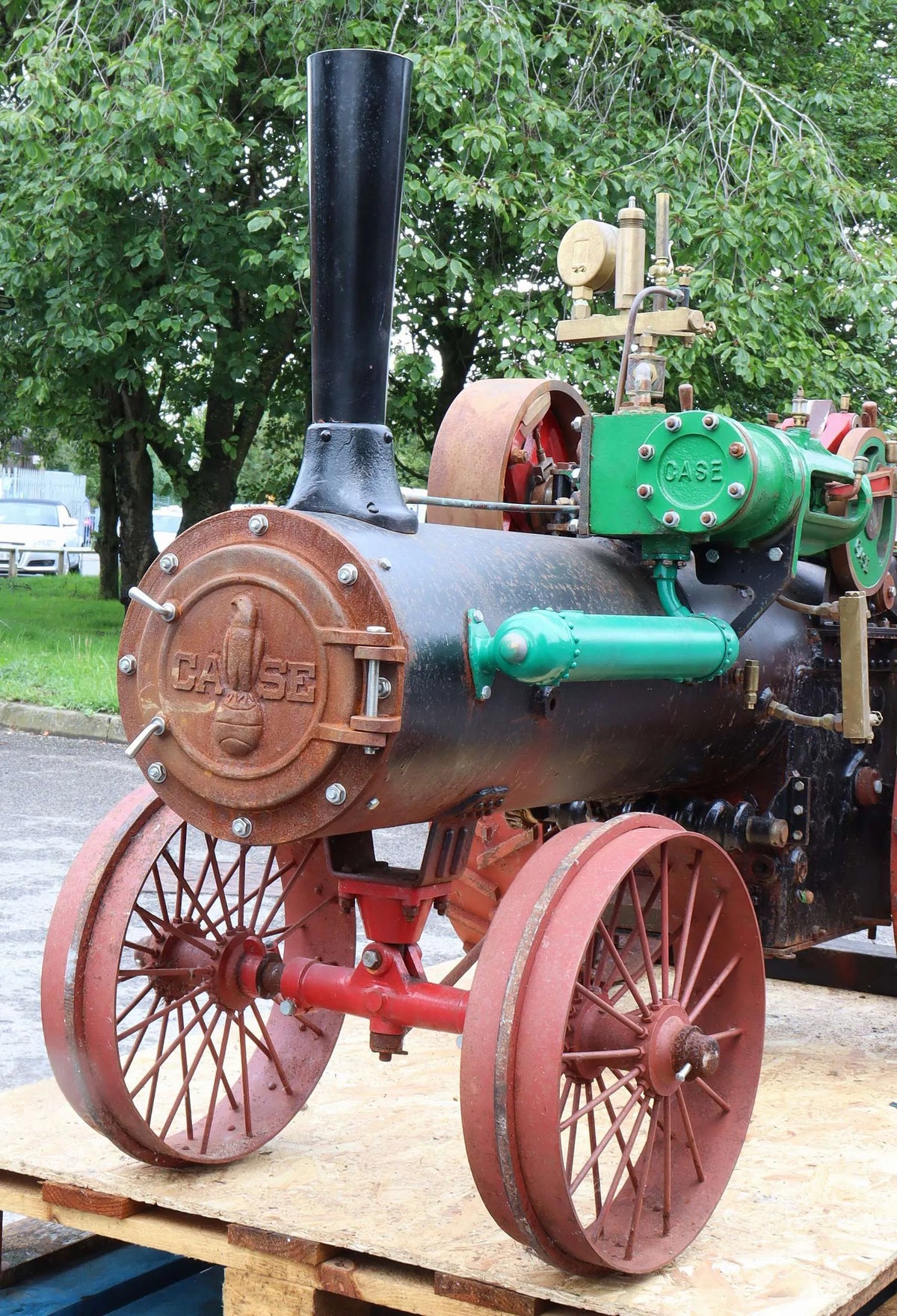 3 inch scale Case 45hp traction engine