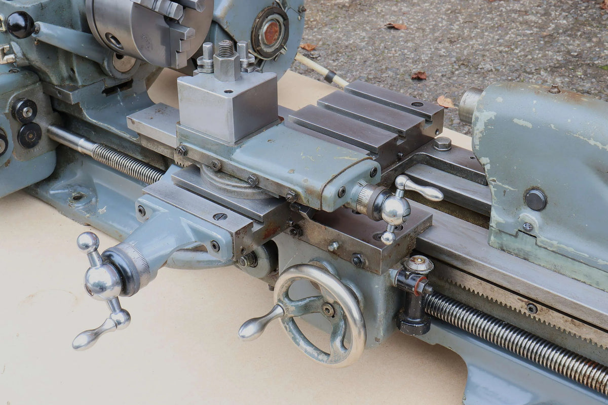 Myford Super 7B lathe with cabinet stand