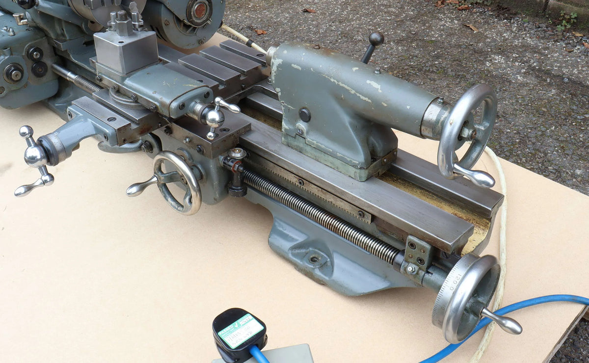 Myford Super 7B lathe with cabinet stand