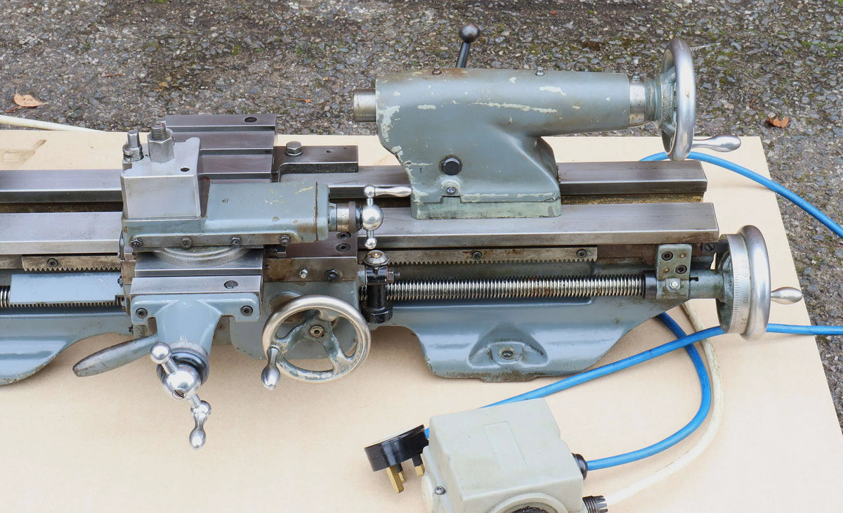 Myford Super 7B lathe with cabinet stand