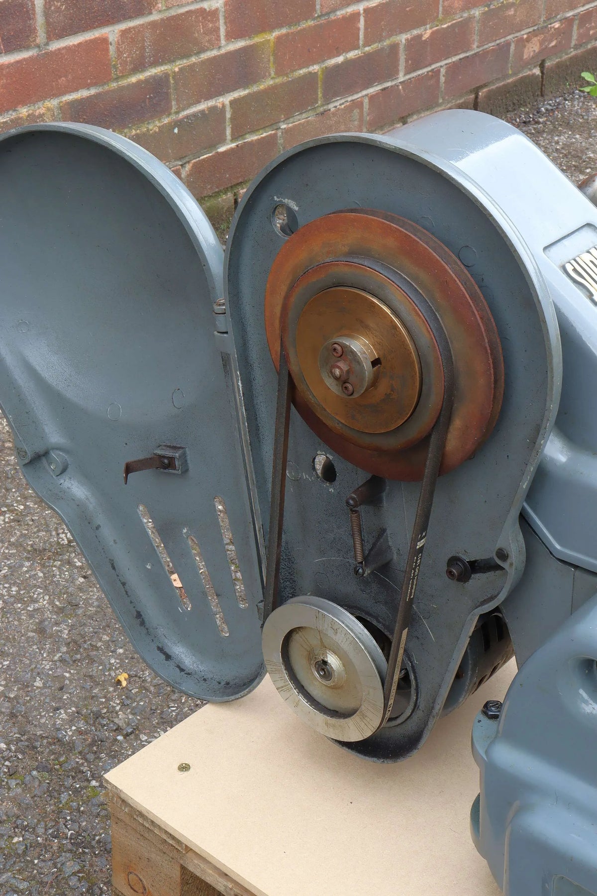 Myford Super 7B lathe with cabinet stand