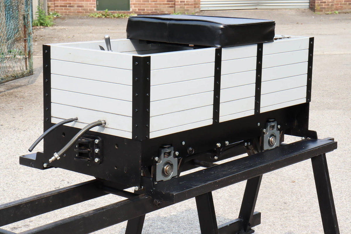 7 1/4 inch gauge driving truck with vacuum & boiler feed pumps