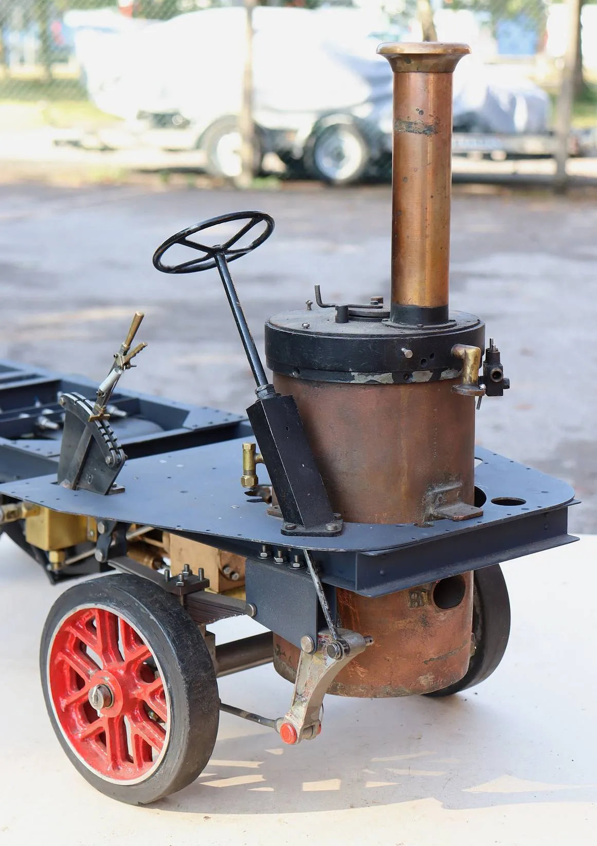 2 inch scale Clayton steam wagon