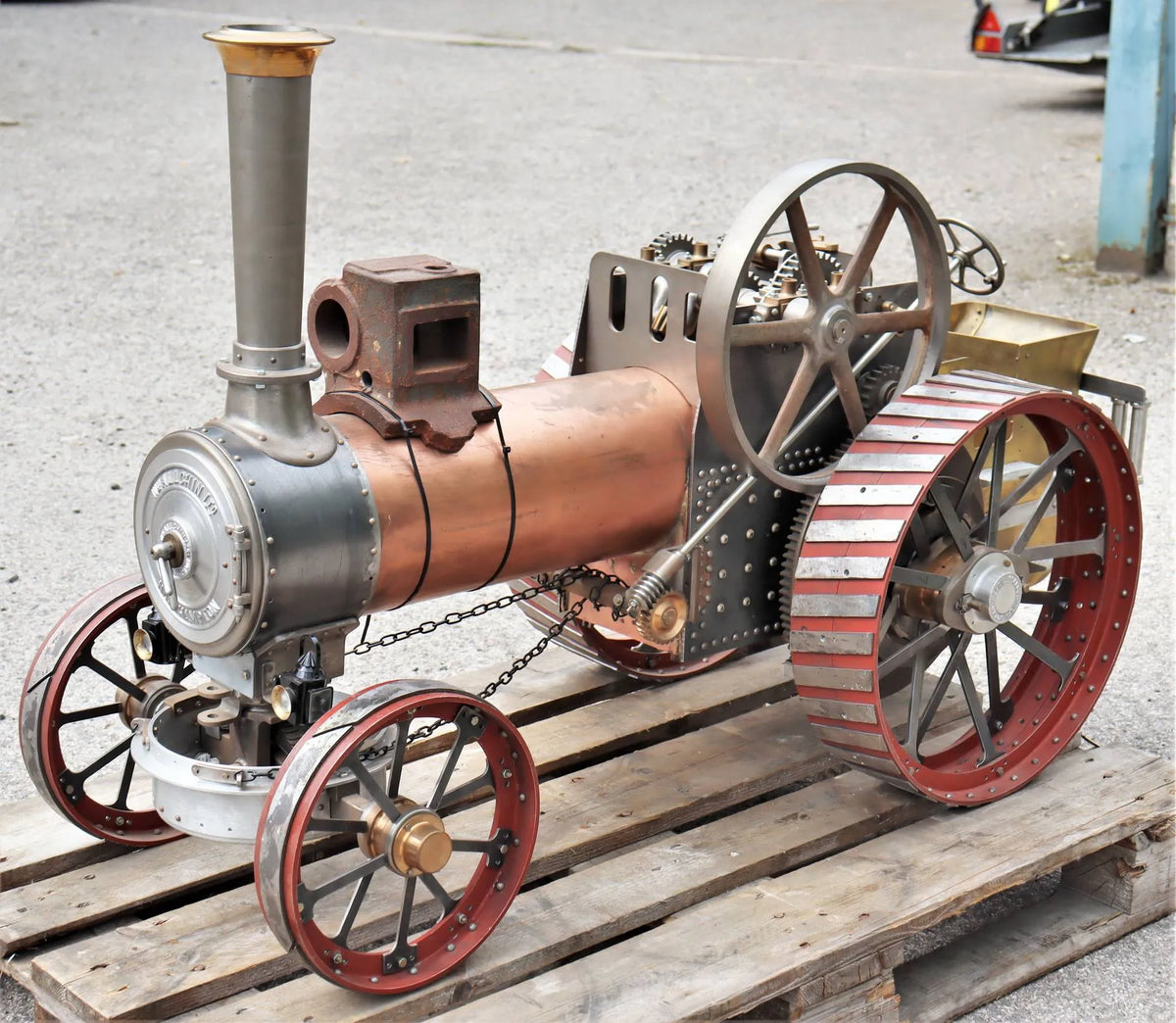 3 inch scale Allchin agricultural engine