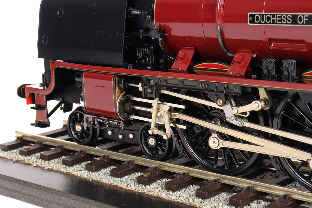 Gauge 1 Aster "Duchess of Sutherland" with display case