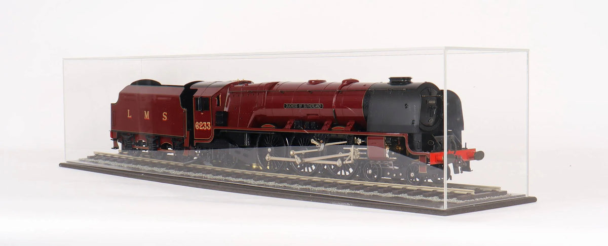 Gauge 1 Aster "Duchess of Sutherland" with display case