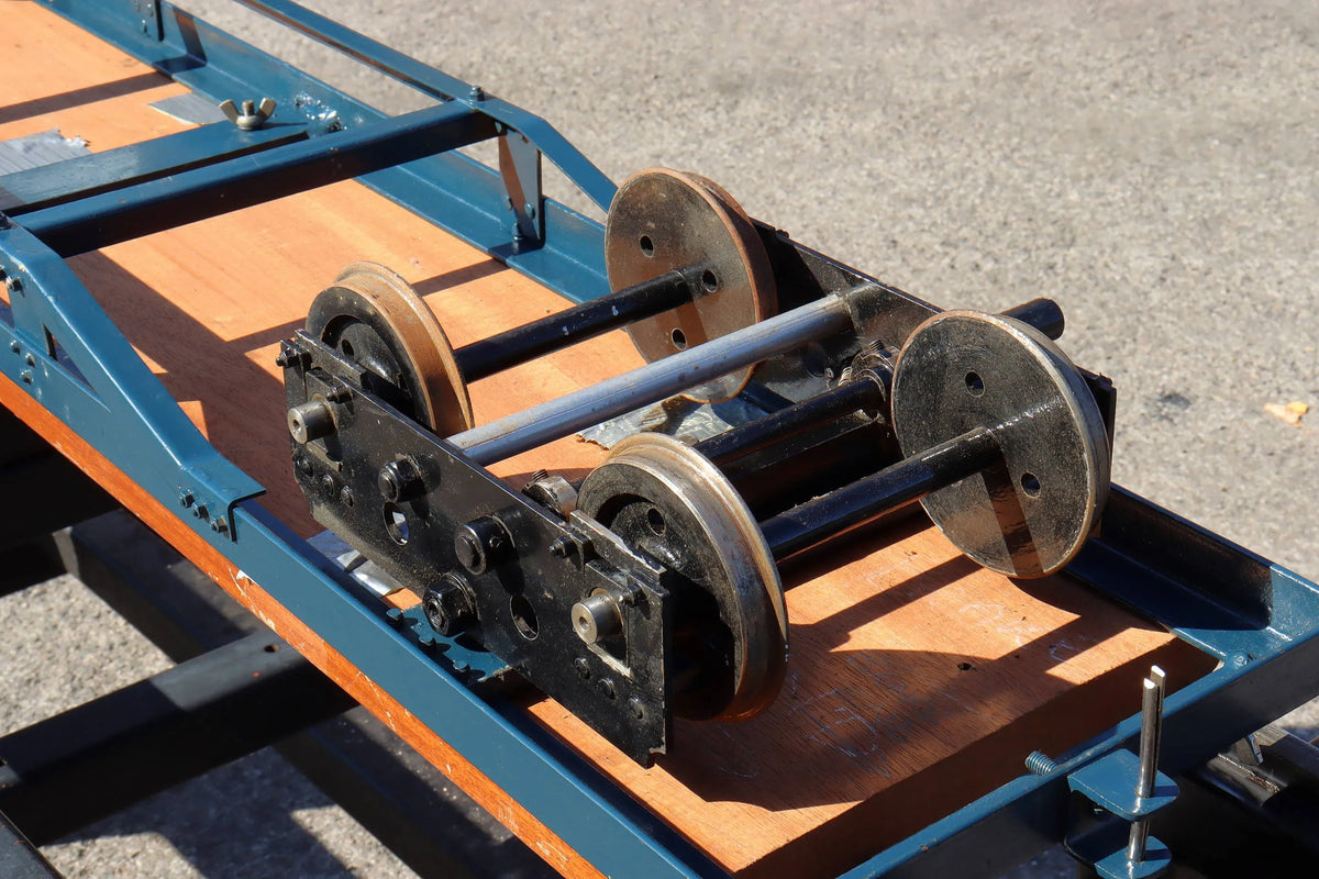 5 inch gauge braked bogie driving truck