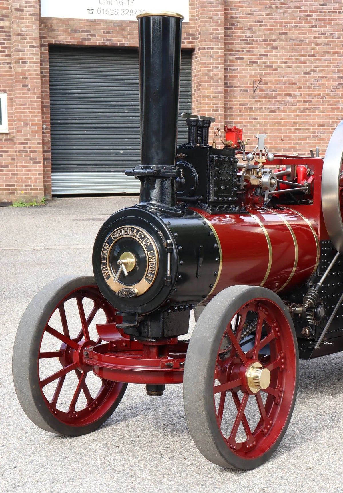 4 inch scale Foster agricultural engine