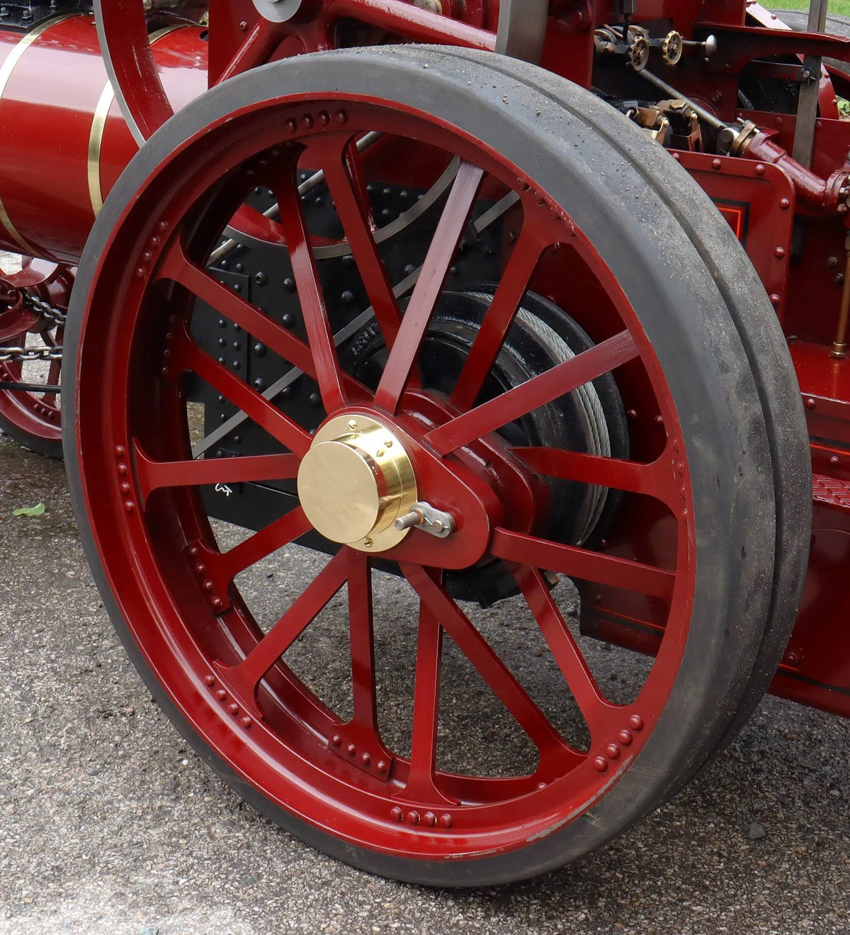 4 inch scale Foster agricultural engine