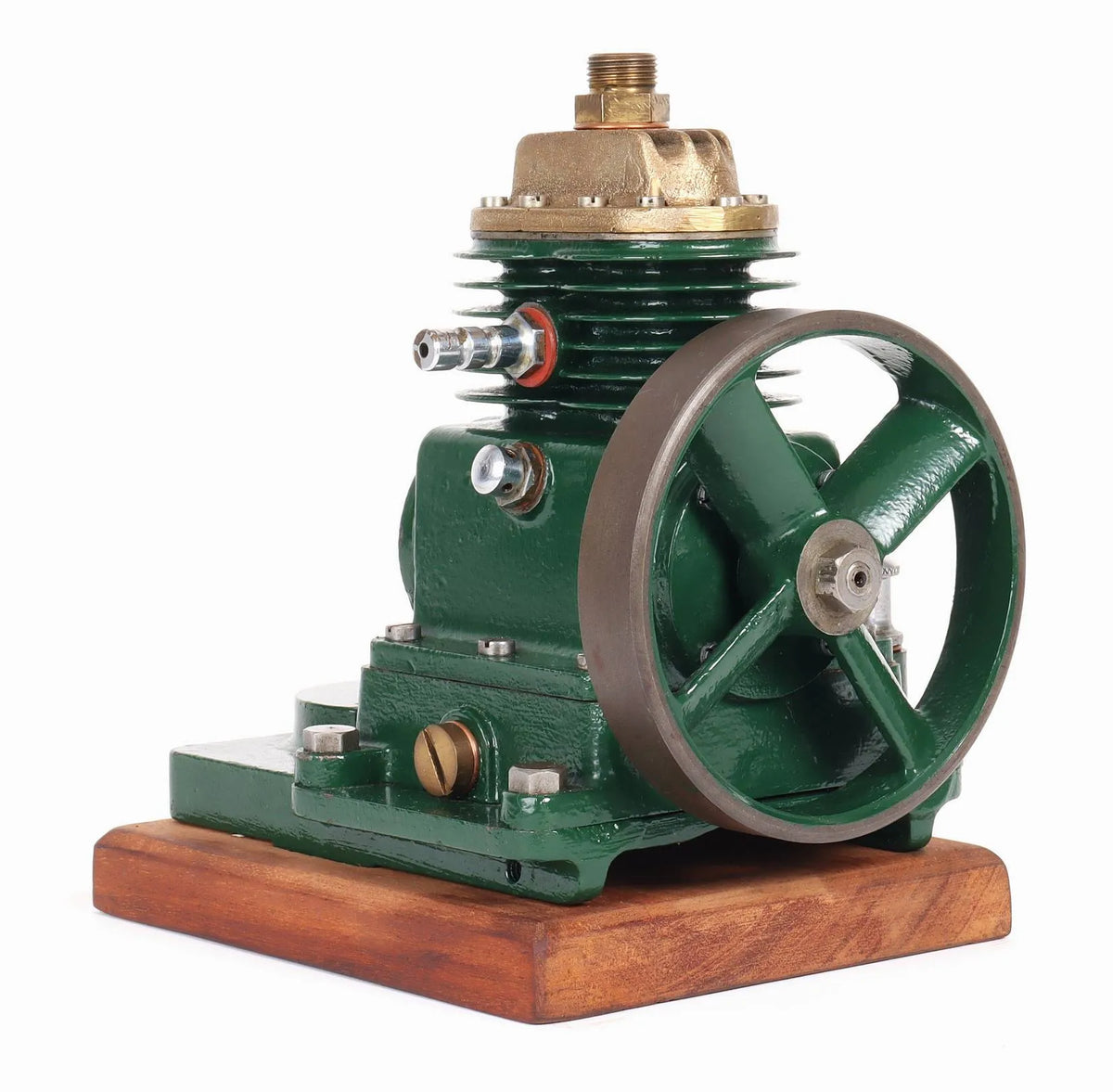 Vintage twin cylinder compressor pump