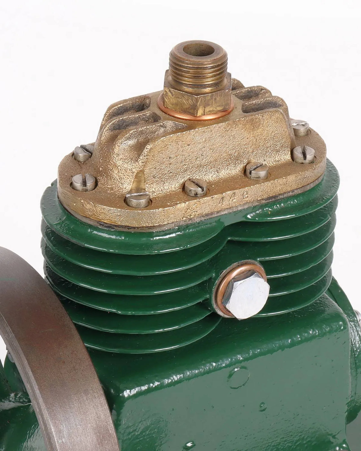 Vintage twin cylinder compressor pump