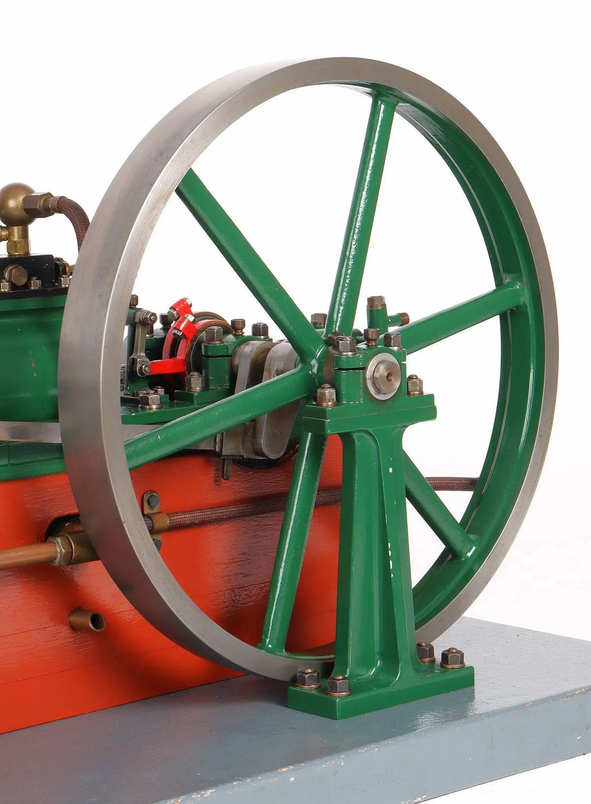 Horizontal pumping engine