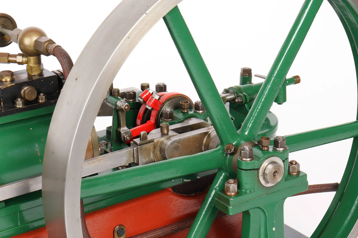 Horizontal pumping engine