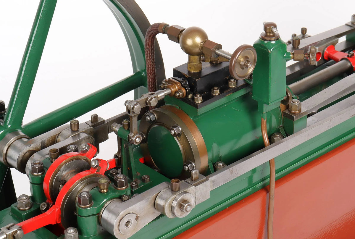 Horizontal pumping engine