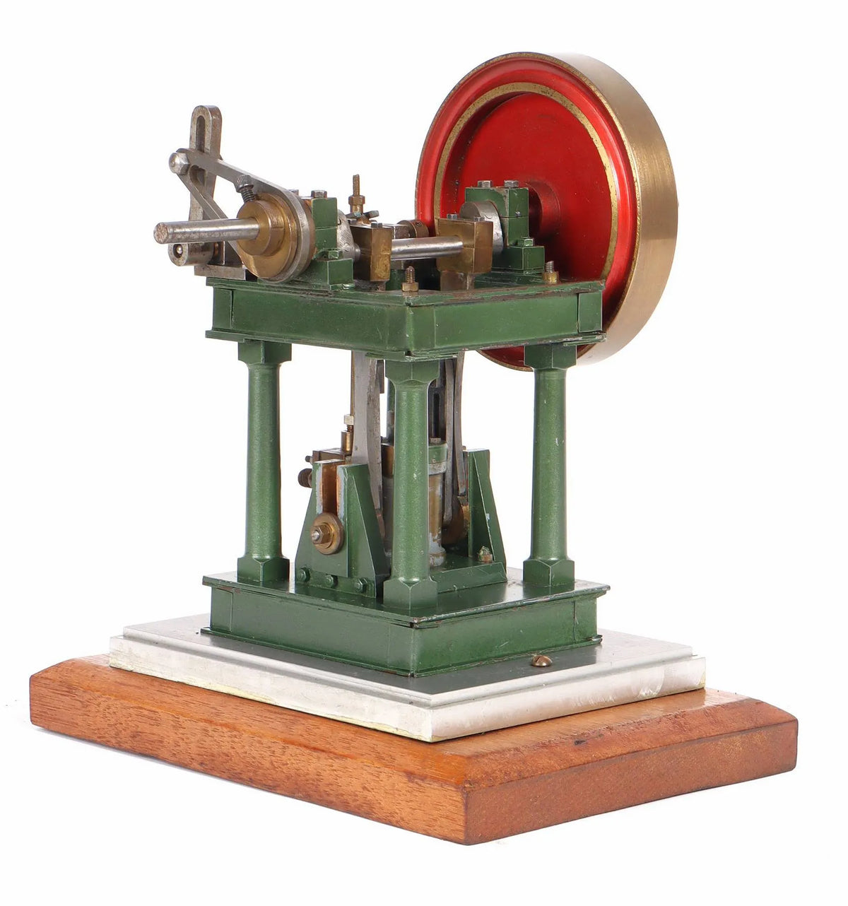 Four pillar vertical engine