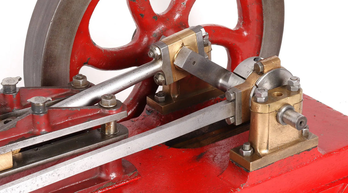 Vintage horizontal engine