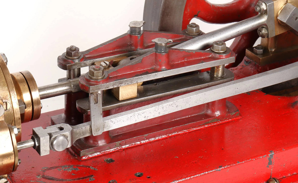 Vintage horizontal engine