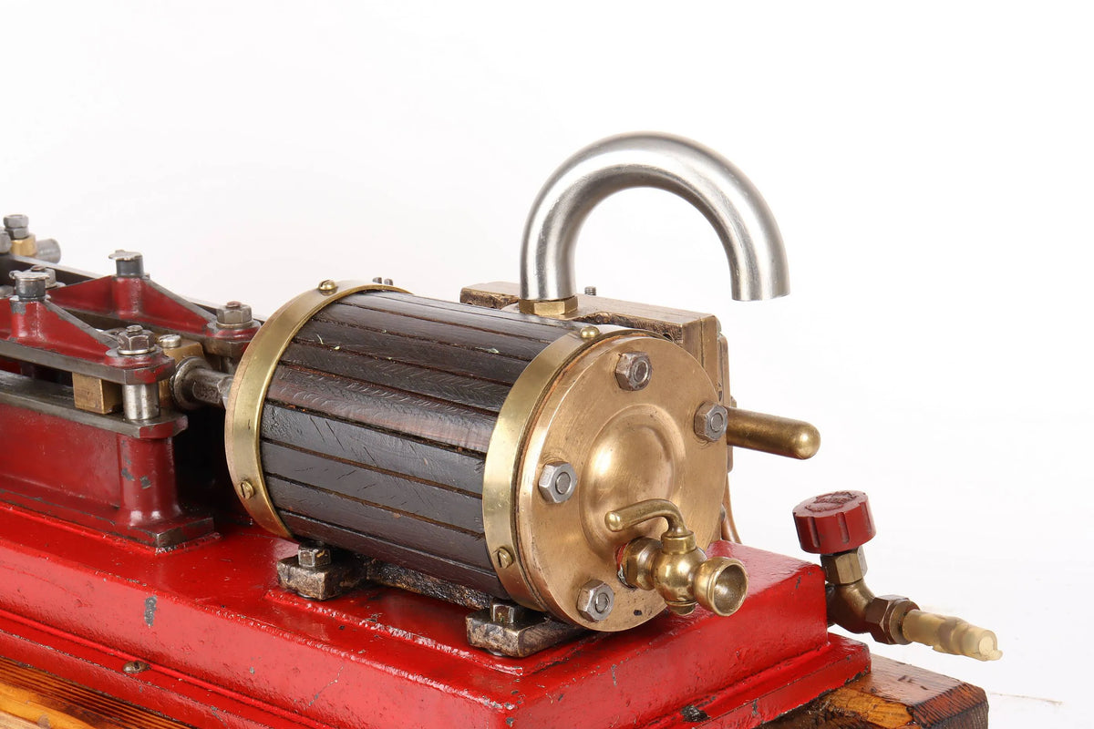 Vintage horizontal engine