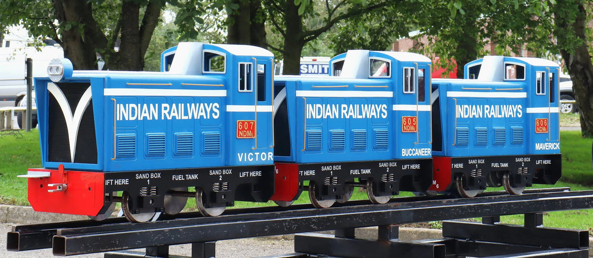 5 inch narrow gauge Darjeeling & Himalayan DMJ-6 shunter set
