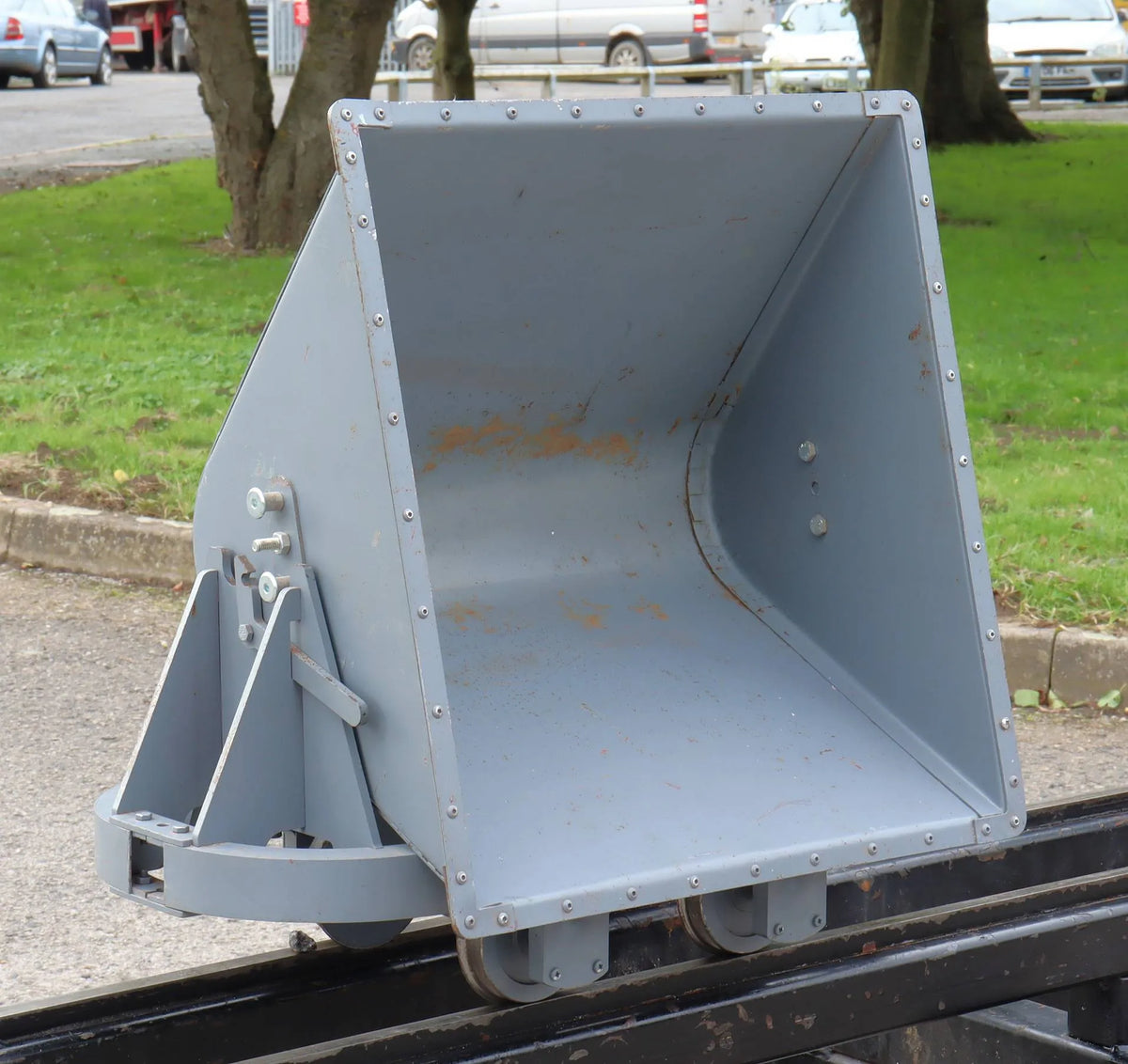 Rake of three 5 inch gauge tipper wagons