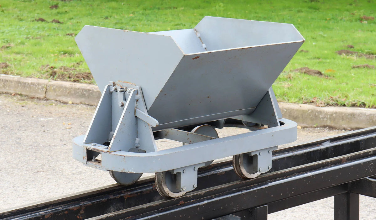 Rake of three 5 inch gauge tipper wagons