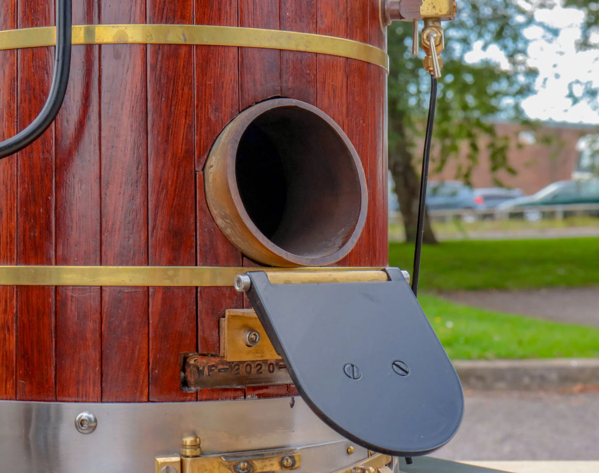 Vertical boiler with water tank