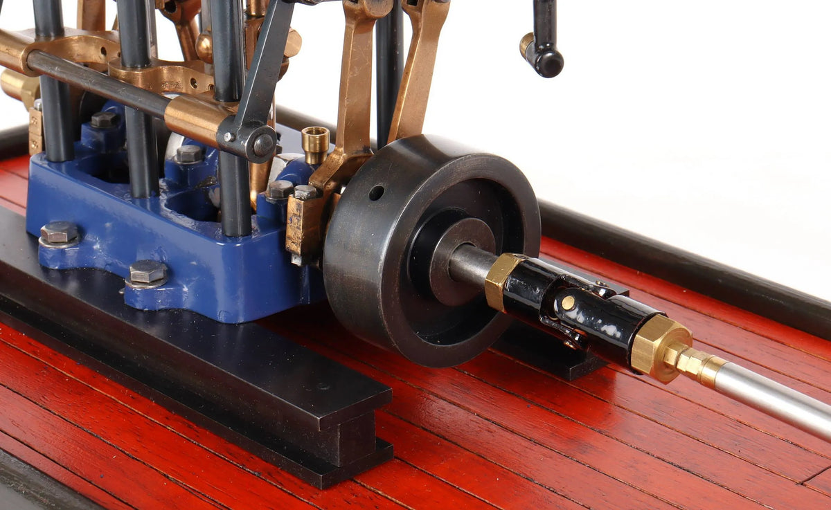 Twin launch engine with reversing gear & propellor