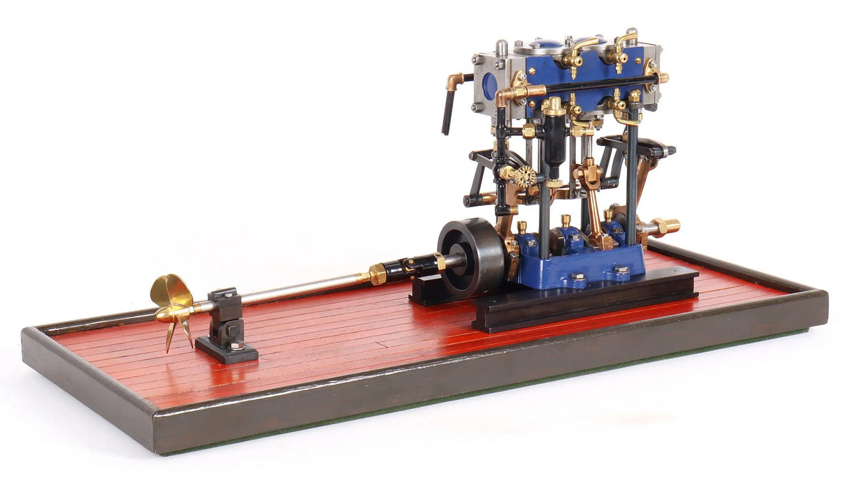 Twin launch engine with reversing gear & propellor