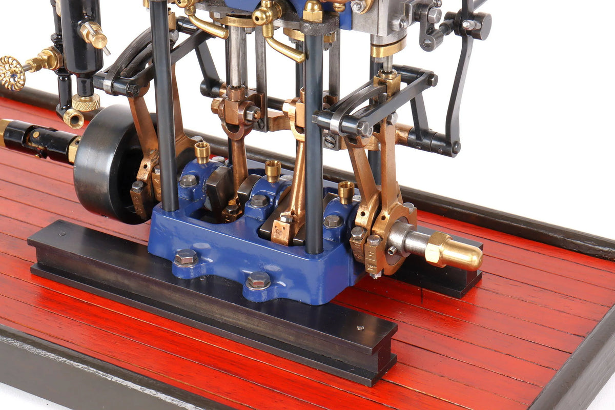 Twin launch engine with reversing gear & propellor