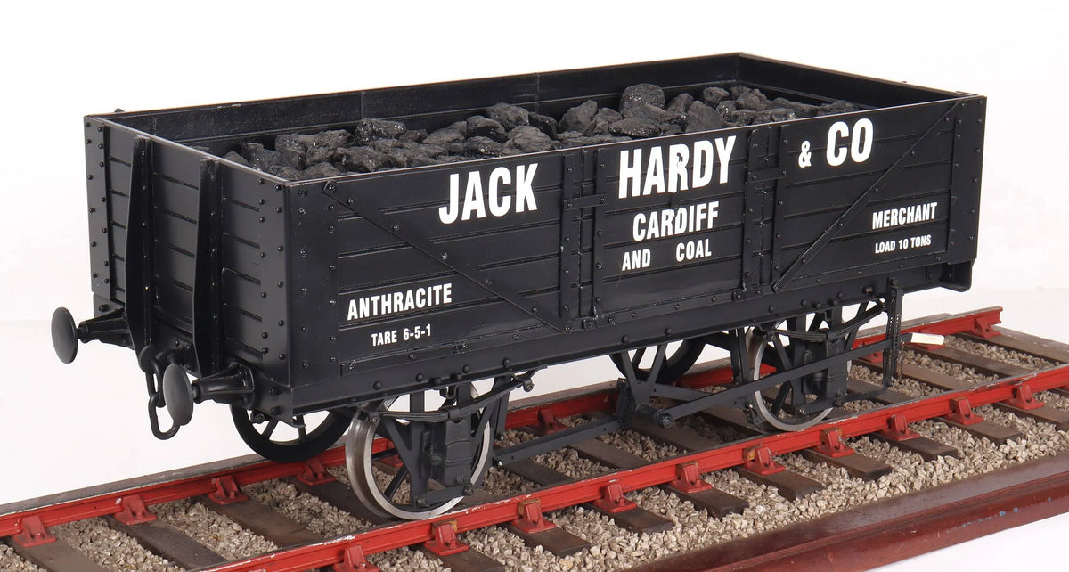 5 inch gauge "Jack Hardy Anthracite" private owner wagon