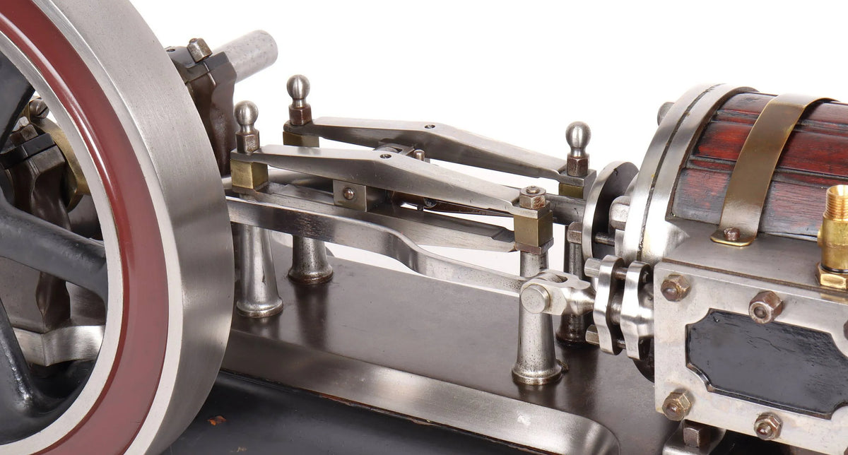 Vintage horizontal workshop engine