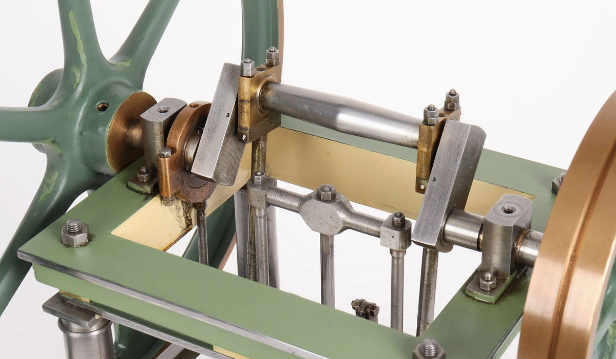 Four pillar overcrank engine
