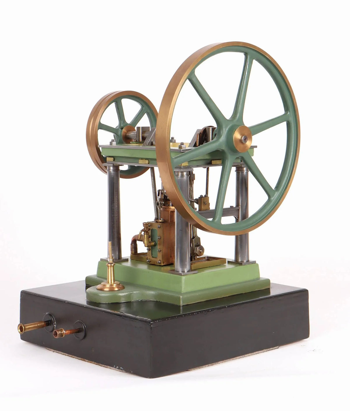 Four pillar overcrank engine