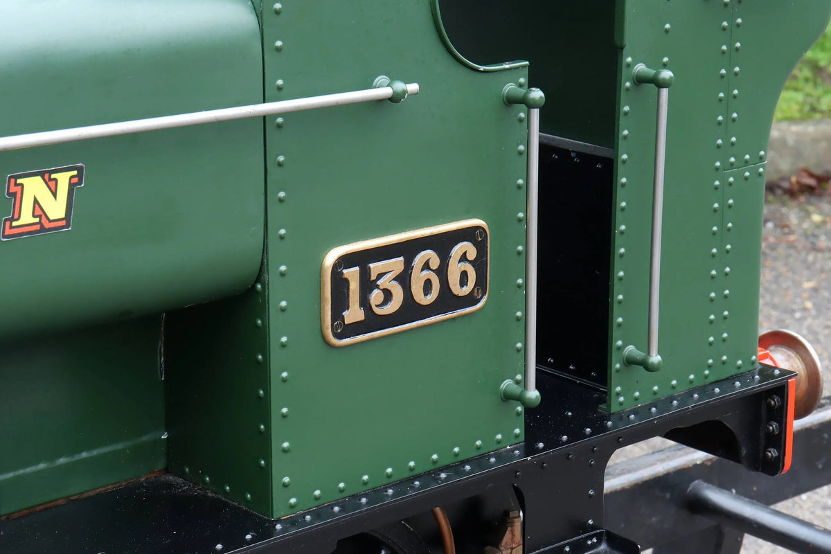 7 1/4 inch gauge GWR Class 1366 Pannier Tank 0-6-0