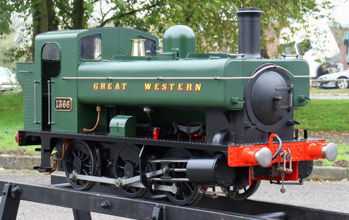 7 1/4 inch gauge GWR Class 1366 Pannier Tank 0-6-0