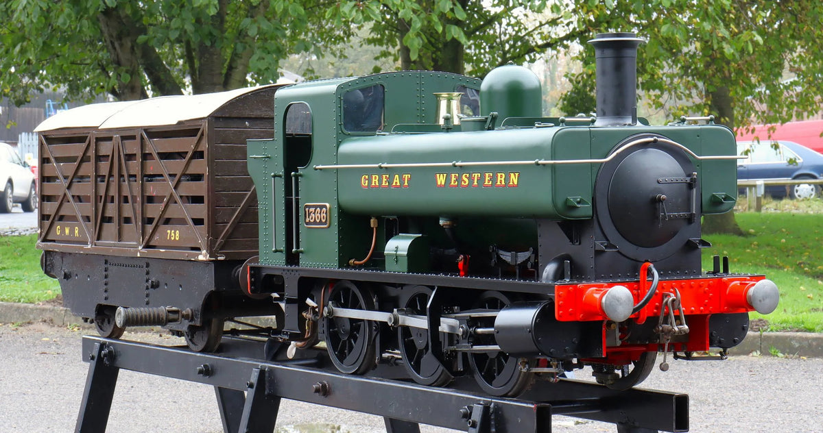 7 1/4 inch gauge GWR Class 1366 Pannier Tank 0-6-0
