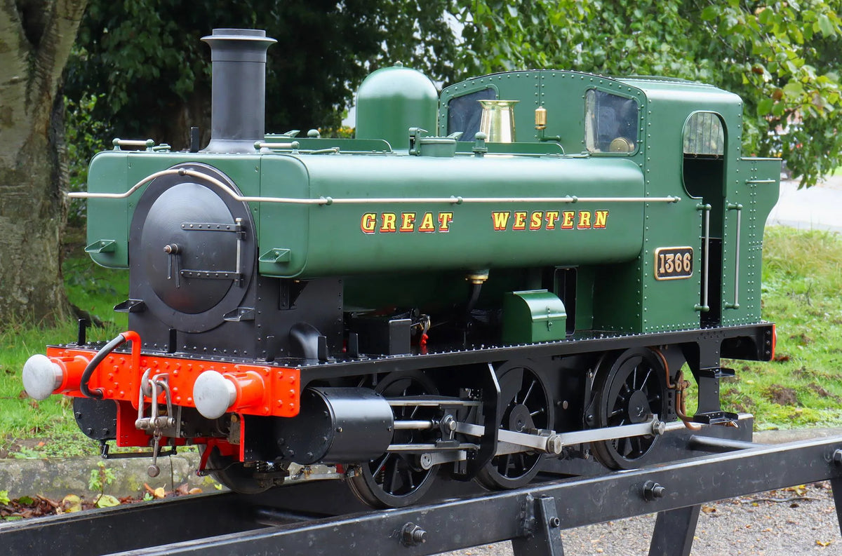 7 1/4 inch gauge GWR Class 1366 Pannier Tank 0-6-0