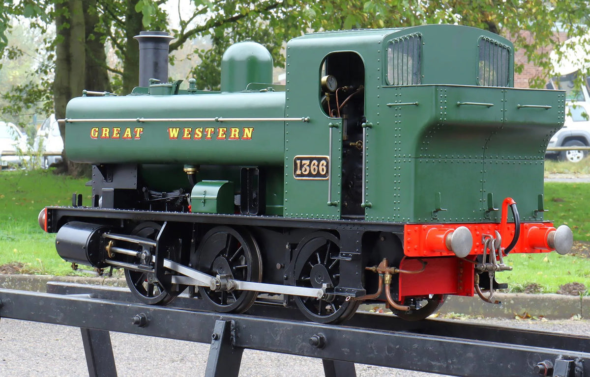 7 1/4 inch gauge GWR Class 1366 Pannier Tank 0-6-0