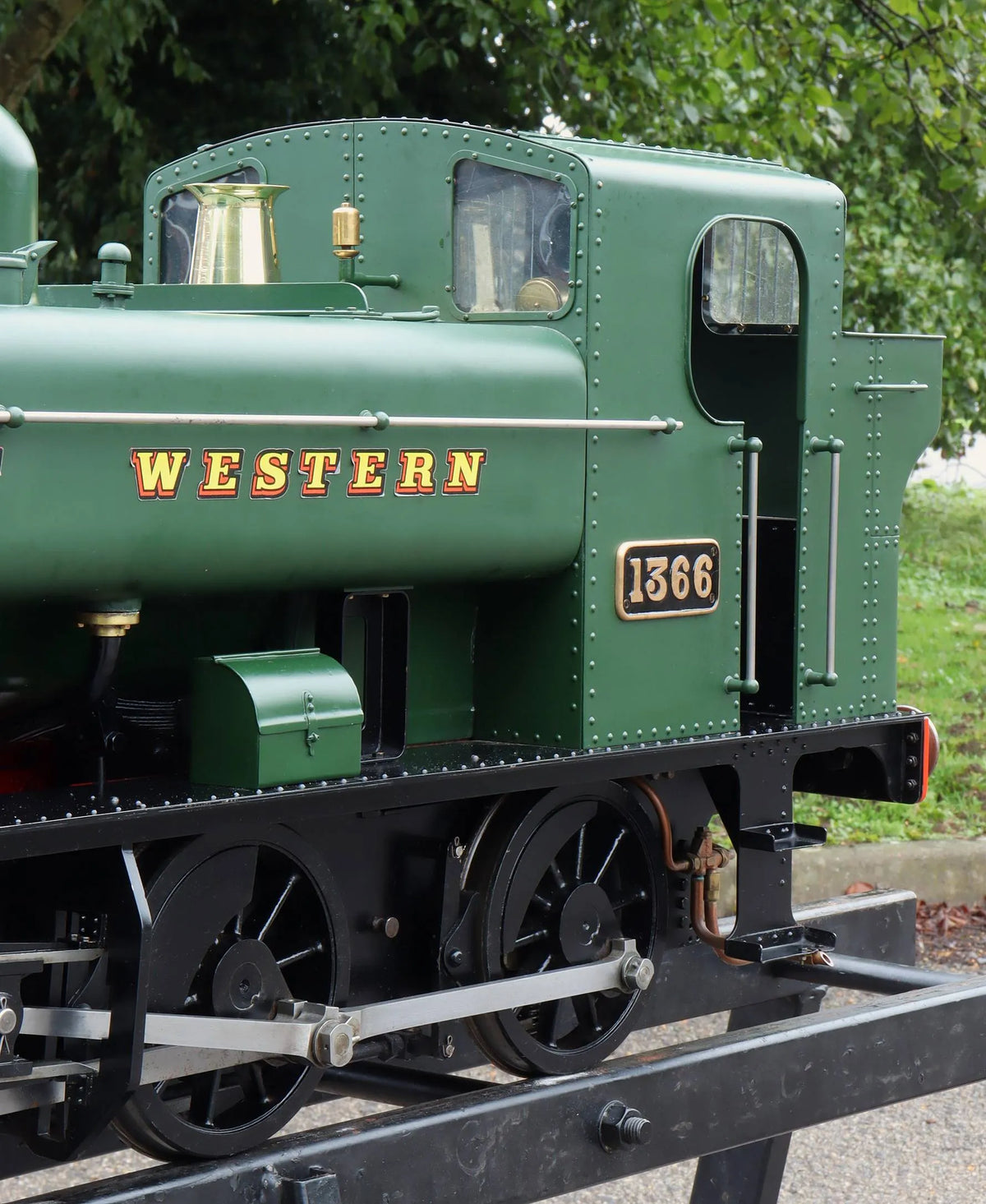 7 1/4 inch gauge GWR Class 1366 Pannier Tank 0-6-0