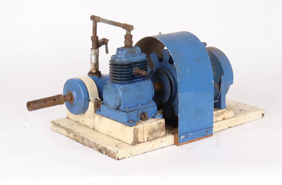 Stuart Turner twin cylinder compressor with motor