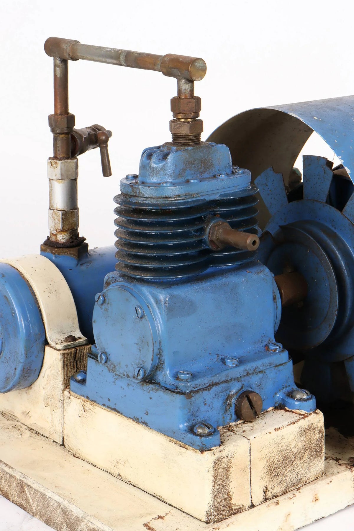 Stuart Turner twin cylinder compressor with motor